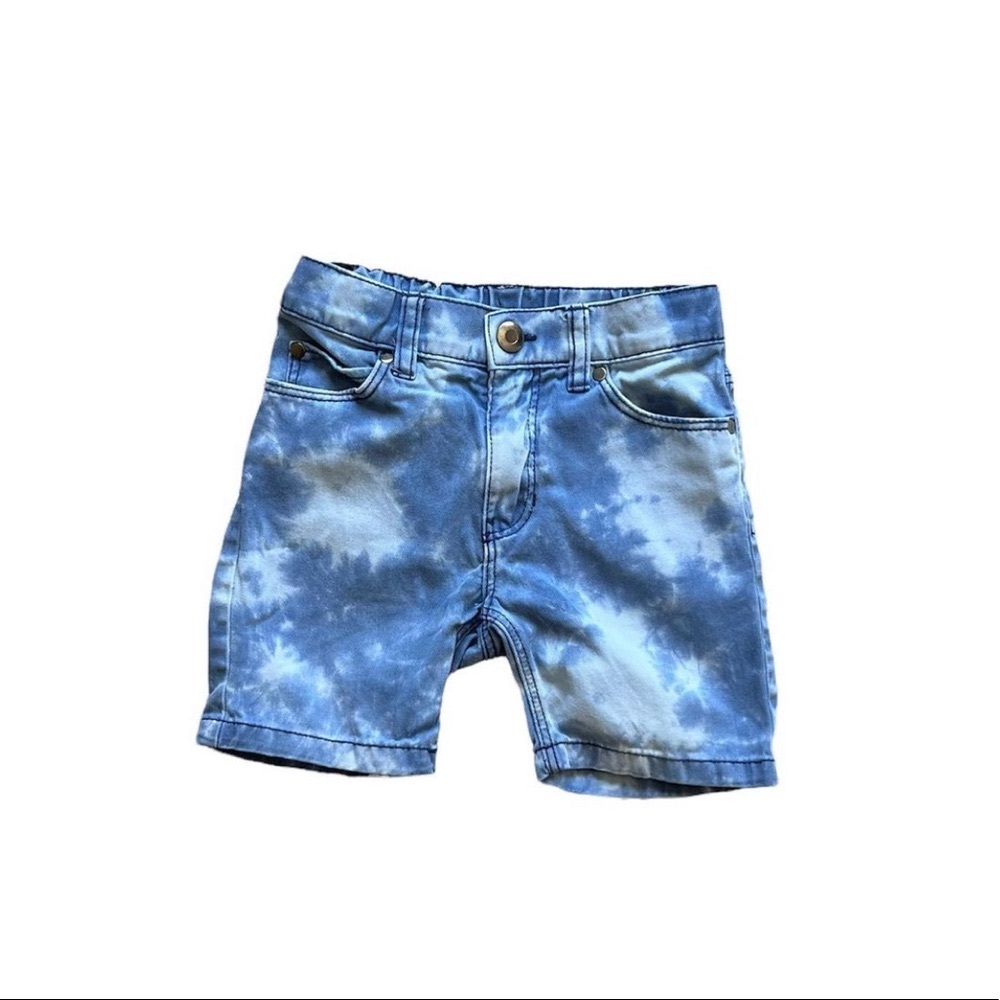 H&M tie dye denim shorts 2-3 years